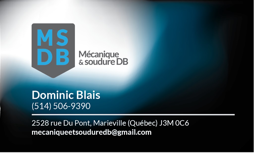 Mecanique & Soudure DB | 2528 Rue du Pont, Marieville, QC J3M 0C6, Canada | Phone: (514) 506-9390