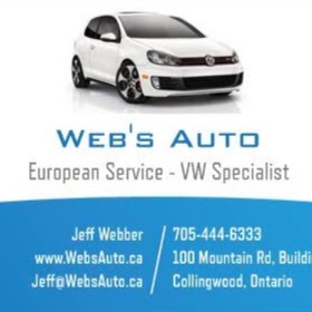 Webs Auto | 100 Mountain Rd Building #2, Collingwood, ON L9Y 3Z8, Canada | Phone: (705) 444-6333
