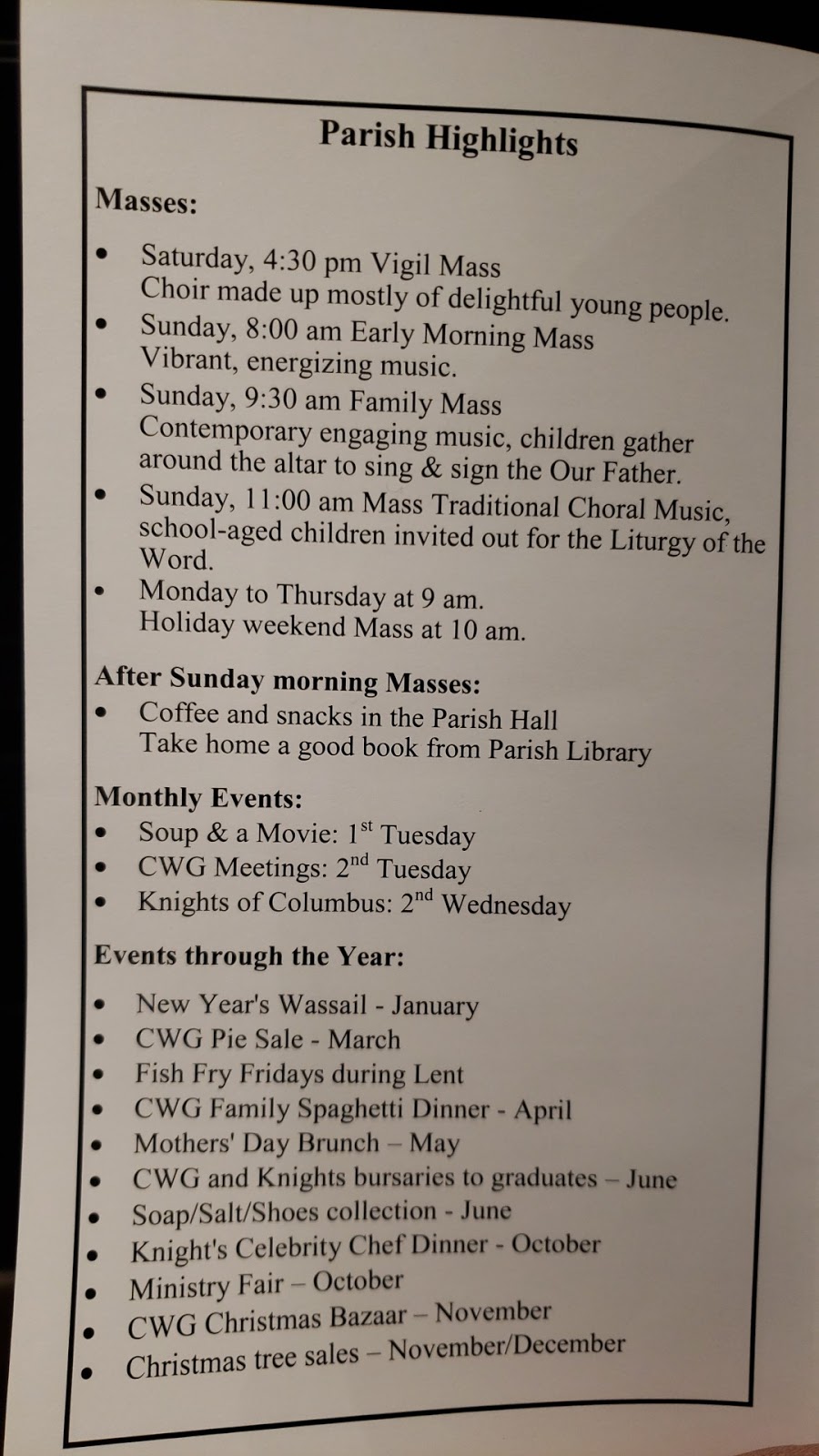 St. Elizabeth Seton Parish | 17955 Leslie St, Newmarket, ON L3Y 9A4, Canada | Phone: (905) 853-5009