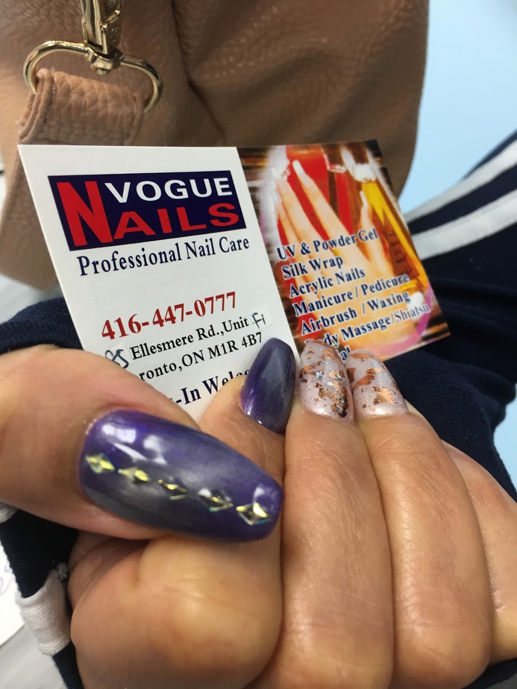 Vogue Nails | 85 Ellesmere Rd f1, Scarborough, ON M1R 4B7, Canada | Phone: (416) 447-0777