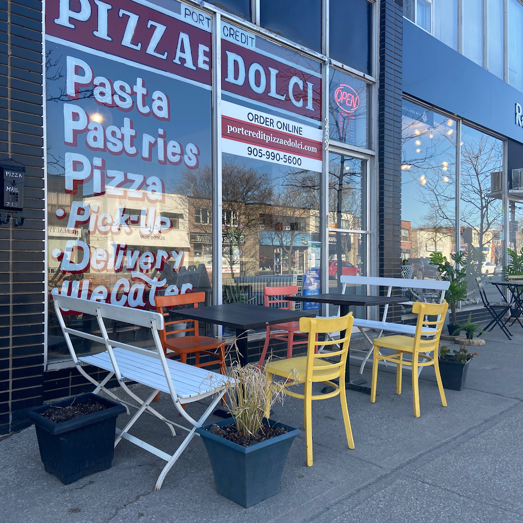 Port Credit Pizza E Dolci | meal takeaway | 252 Lakeshore Rd E, Mississauga, ON L5G 1G9, Canada | 9059905600 OR +1 905-990-5600