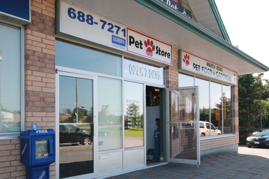 March Road Pet Food & Grooming | 1112 March Rd, Kanata, ON K2W 1B9, Canada | Phone: (613) 591-9423
