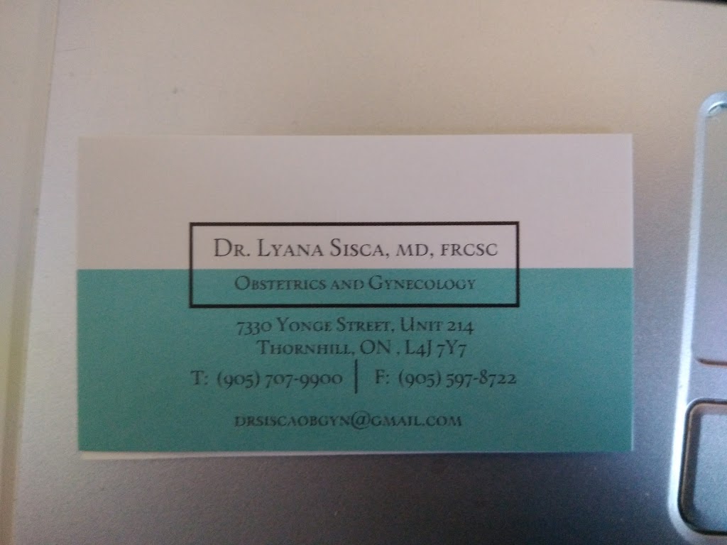 Dr. Lyana Sisca | doctor | 214-7330 Yonge St, Thornhill, ON L4J 7Y7, Canada | 9057079900 OR +1 905-707-9900