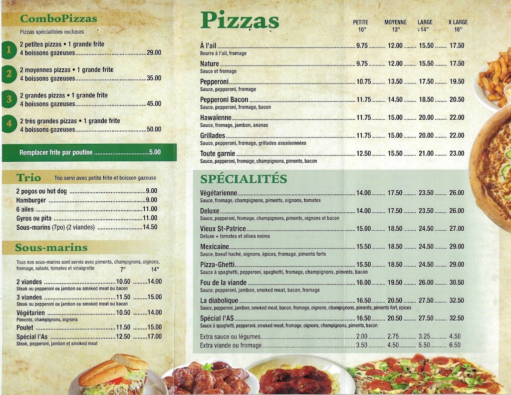 LAs de la Pizza | 202 Rue Saint-Patrice, Sherrington, QC J0L 2N0, Canada | Phone: (450) 454-9574