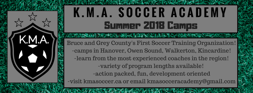 K.M.A. Soccer Academy | 34 Johnstone Blvd, Walkerton, ON N0G 2V0, Canada | Phone: (647) 821-9227