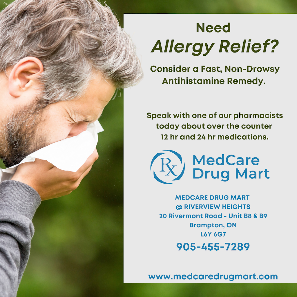 Rivermont Guardian Pharmacy (MedCare Drug Mart @ Rivermont Guard | health | 20 Rivermont Rd Unit B8, Brampton, ON L6Y 6G7, Canada | 9054557289 OR +1 905-455-7289