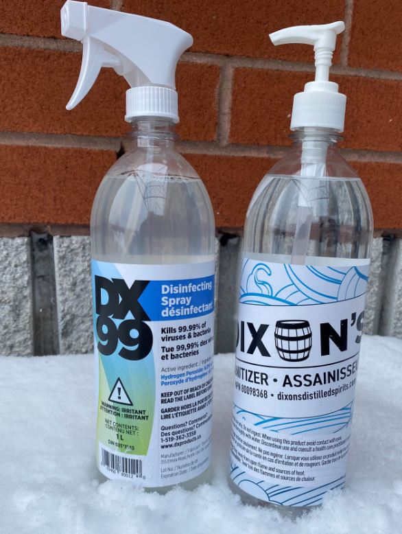 DX Sanitizer and Disinfectant Products | 355 Elmira Rd N Unit 106, Guelph, ON N1K 1S5, Canada | Phone: (519) 362-3358