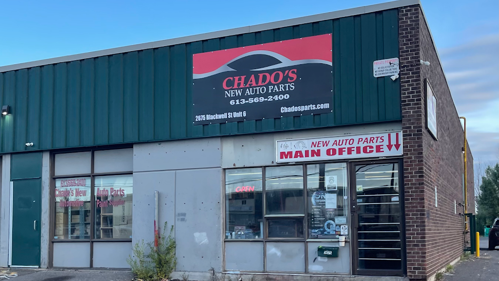 Chado’s New Auto Parts | 2675 Blackwell St Unit 6, Ottawa, ON K1B 4E4, Canada | Phone: (613) 569-2400