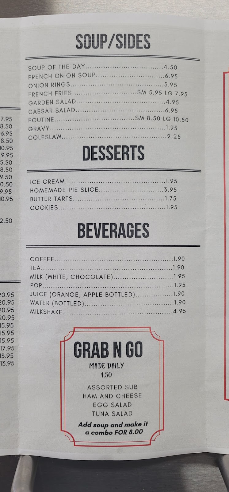 RCs Diner | 21306 Highway 6 island, South Baymouth, ON P0P 2J0, Canada | Phone: (705) 859-1990