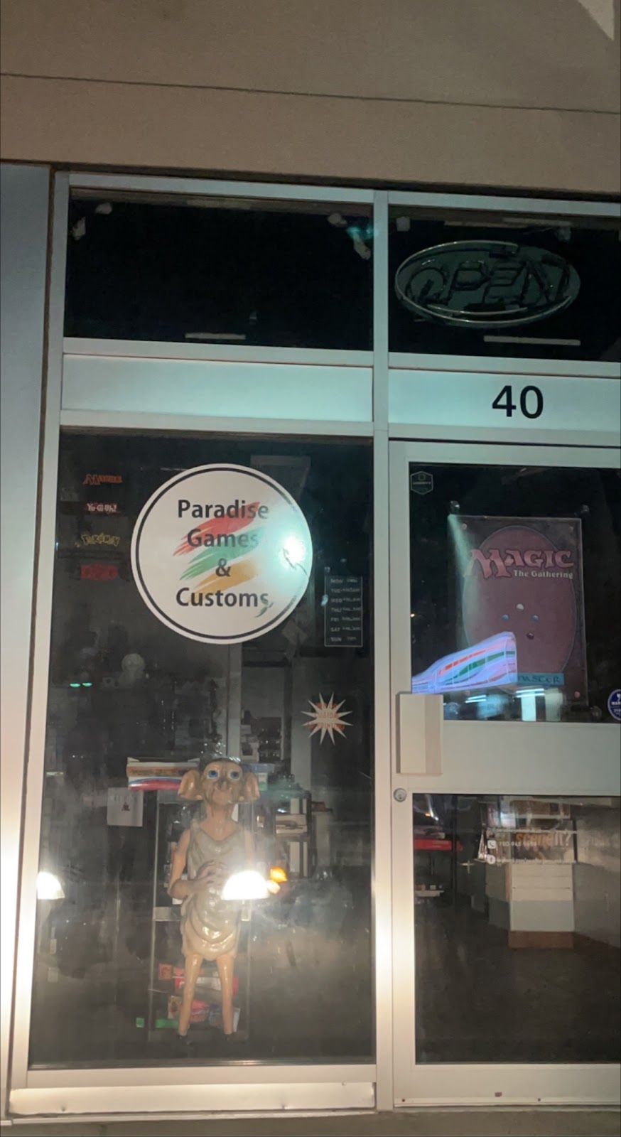 Paradise Games and Customs | 4 Spruce Ridge Dr #40, Spruce Grove, AB T7X 4S3, Canada | Phone: (780) 948-9689