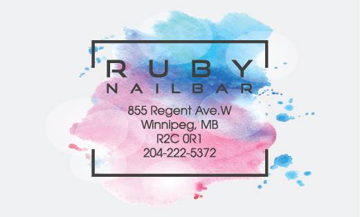 RUBY NAIL BAR | 855 Regent Ave W #200, Winnipeg, MB R2C 0R1, Canada | Phone: (204) 222-5372