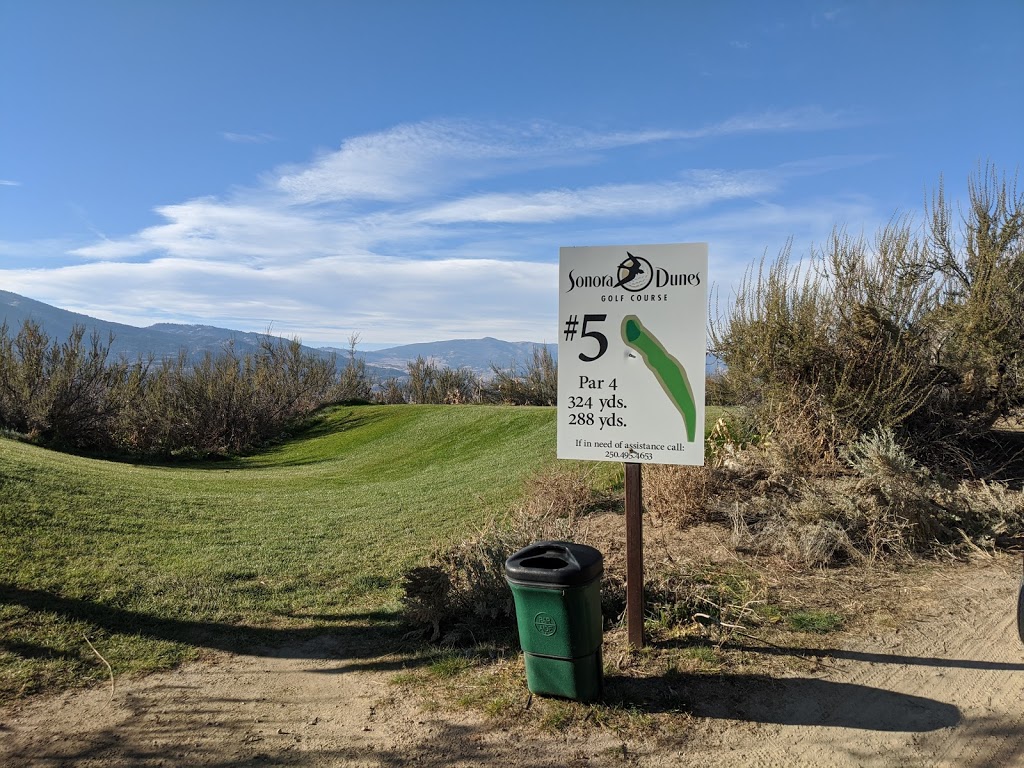 Sonora Dunes Golf Course | 1300 Rancher Creek Rd, Osoyoos, BC V0H 1V6, Canada | Phone: (250) 495-4653