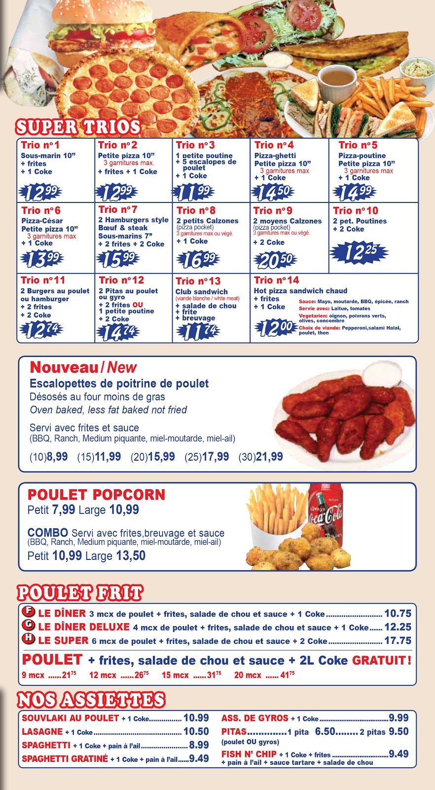 Pizza Time | 1655 Av Dollard, LaSalle, QC H8N 1T7, Canada | Phone: (514) 365-2666