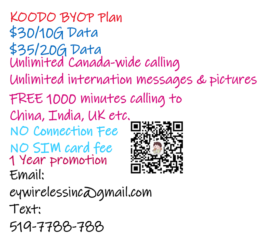 EY Wireless Solutions | 118 Foamflower Pl, Waterloo, ON N2V 0G9, Canada | Phone: (519) 778-8788