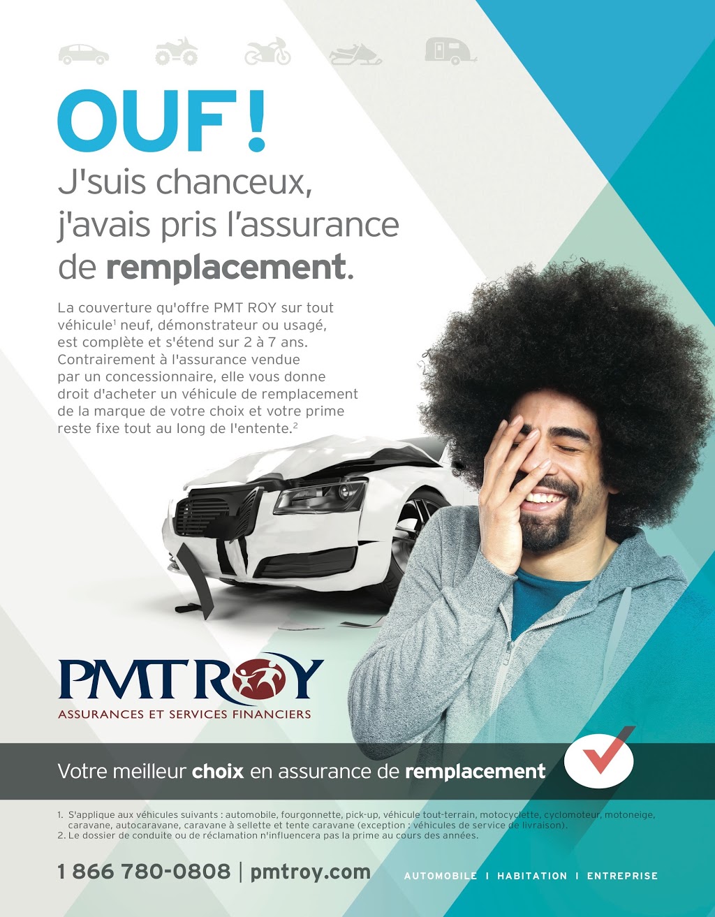 PMT ROY Assurances et services financiers | 373 Route Cameron bureau 100, Sainte-Marie, QC G6E 3E2, Canada | Phone: (418) 387-2692