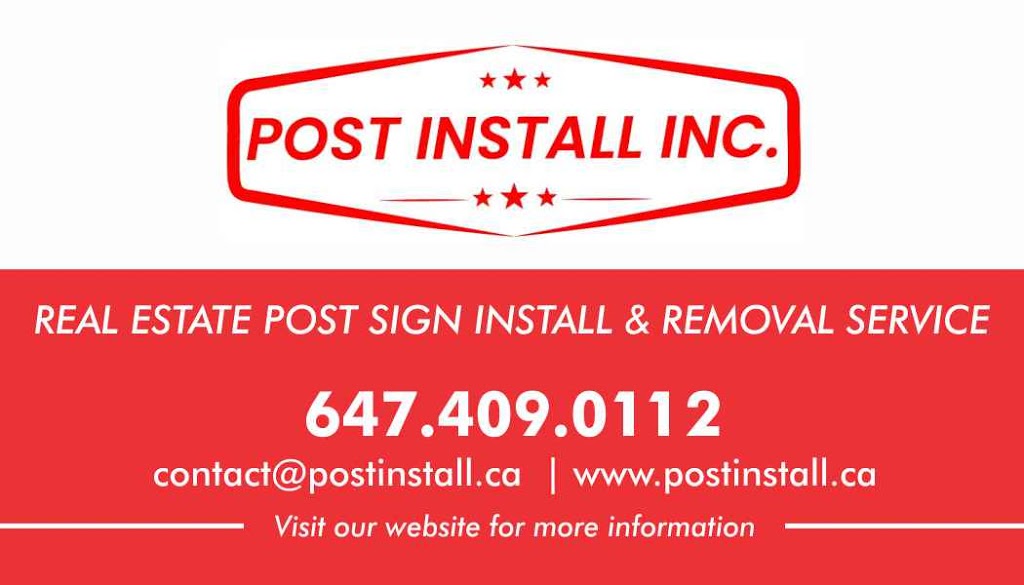 Post Install Inc. | 57 Coachlight Crescent, Brampton, ON L6P 2Y8, Canada | Phone: (647) 409-0112