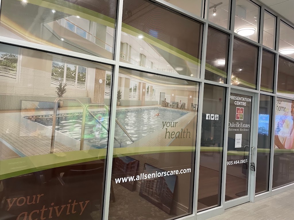 Oakville Estates Retirement Residence Presentation Centre | 3075 Hospital Gate Suite 105, Oakville, ON L6M 1M1, Canada | Phone: (905) 464-0807