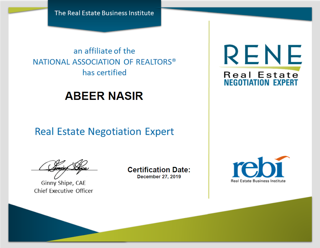 Abeer Nasir - Real Estate Broker | 438 Harkin Pl, Milton, ON L9T 7Y1, Canada | Phone: (647) 833-6809