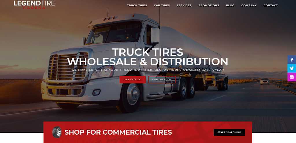 Legend Tire Canada Inc | 1339 Khalsa Dr unit 101 & 102, Mississauga, ON L5S 1W6, Canada | Phone: (905) 612-6663