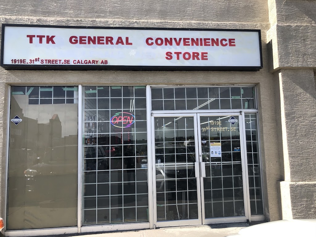 TTK General Convenience Store | 1919e 31 St SE, Calgary, AB T2B 0S8, Canada | Phone: (403) 689-4143