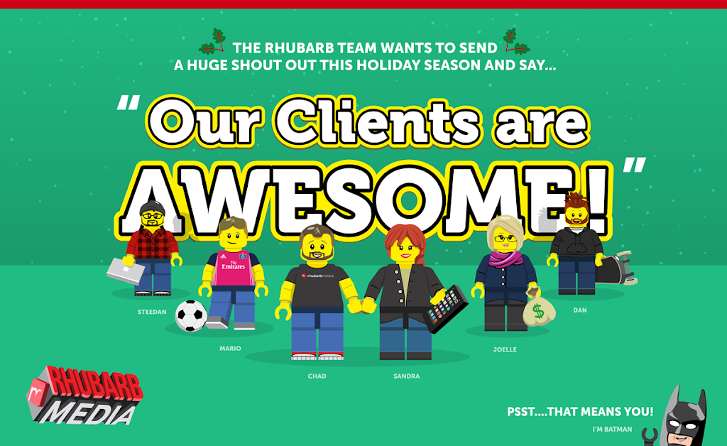 Rhubarb Media | 1148 Snow Valley Rd, Minesing, ON L4M 1Y3, Canada | Phone: (705) 252-2423