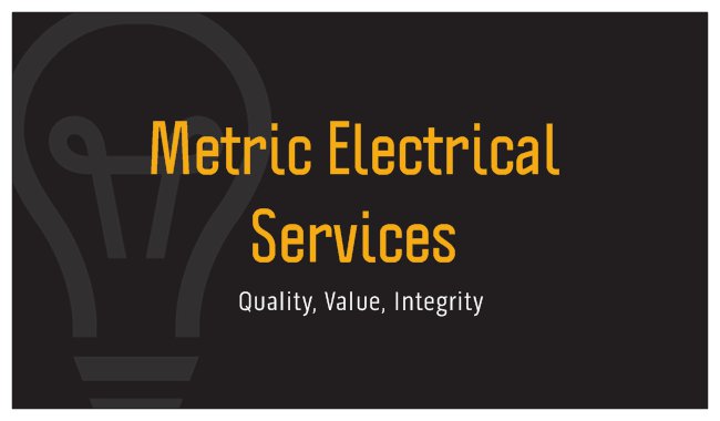 Metric Electrical Services | 7885 E Glen Pl, Sooke, BC V9Z 0J8, Canada | Phone: (250) 885-5844