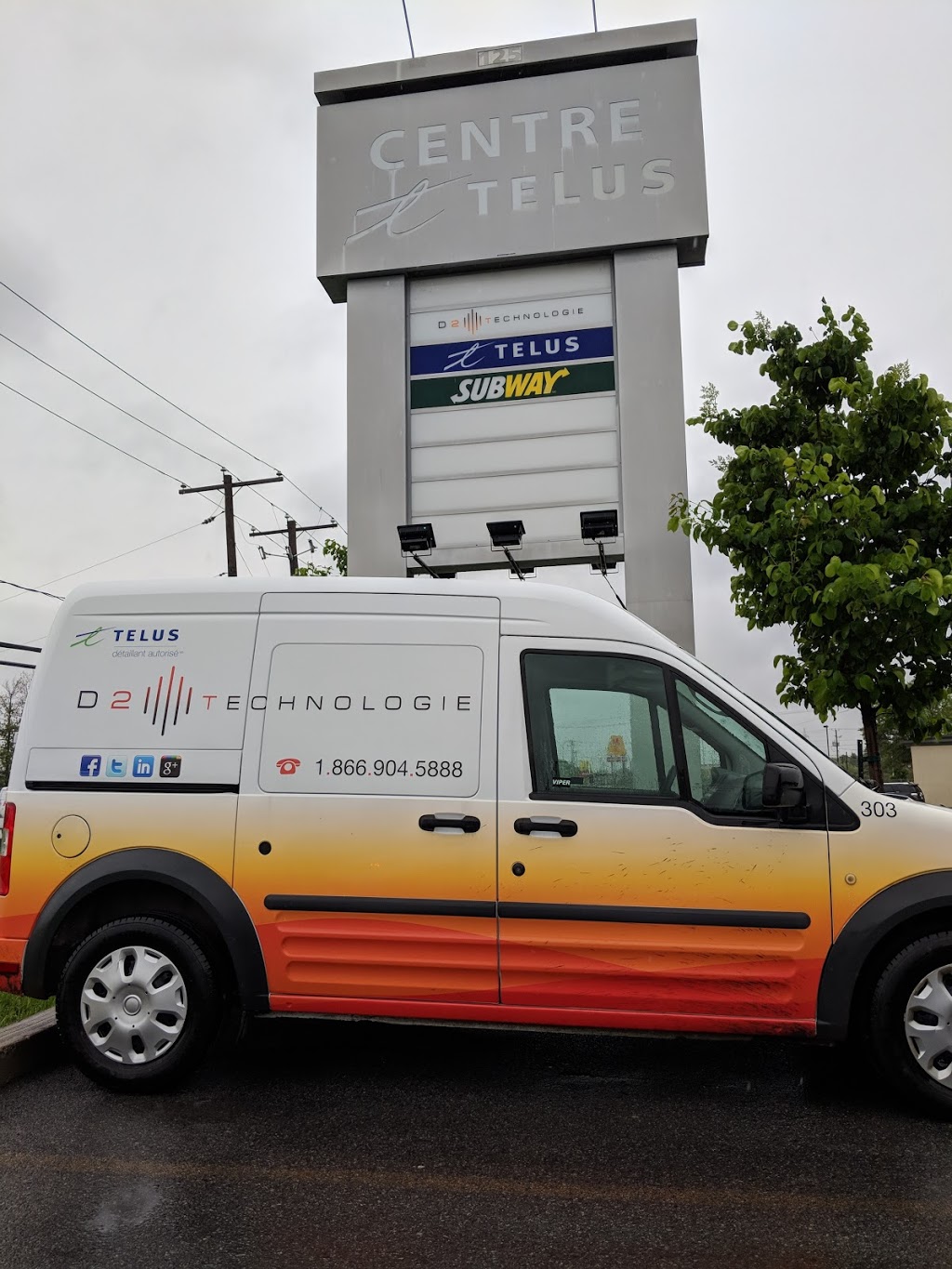 D2 Technologie | TELUS Candiac | 125 Chemin Saint-François-Xavier, Candiac, QC J5R 3X8, Canada | Phone: (450) 635-6111