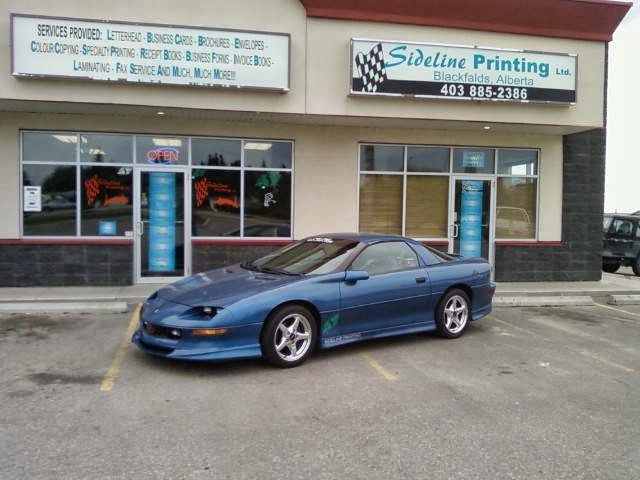 Sideline Printing Graphics & Signs Ltd | 5009 Parkwood Rd, Blackfalds, AB T0M 0J0, Canada | Phone: (403) 885-2386