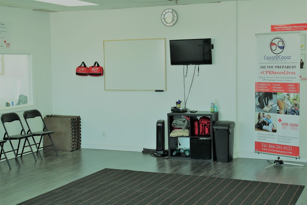 Coast2Coast First Aid & Aquatics | 180 Steeles Ave W Unit 216, Thornhill, ON L4J 2L1, Canada | Phone: (866) 291-9121