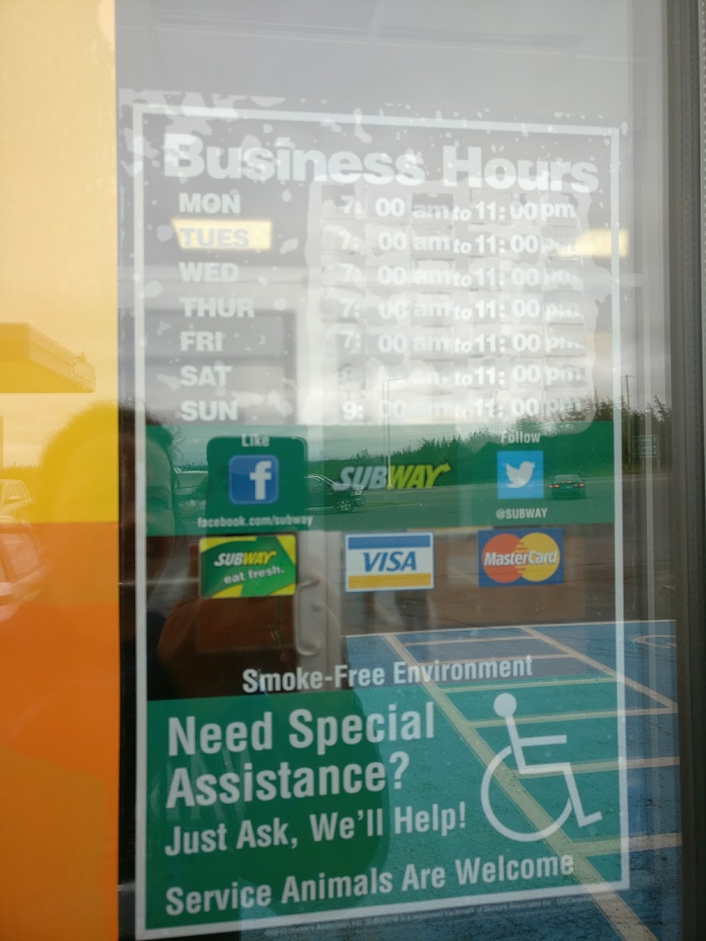 Subway | 679-713 Whitbourne Ave, Whitbourne, NL A0B 3K0, Canada | Phone: (709) 759-1960