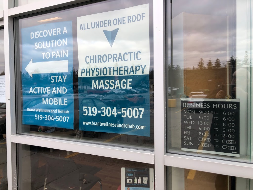 Brant Wellness and Rehab | 106-265 King George Rd, Brantford, ON N3R 6Y1, Canada | Phone: (519) 304-5007