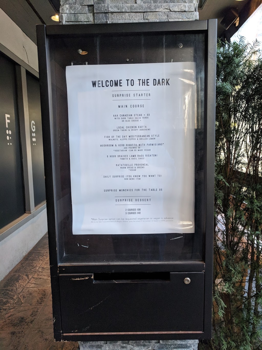 Dark Table | 2611 W 4th Ave, Vancouver, BC V6K 1P8, Canada | Phone: (604) 739-3275