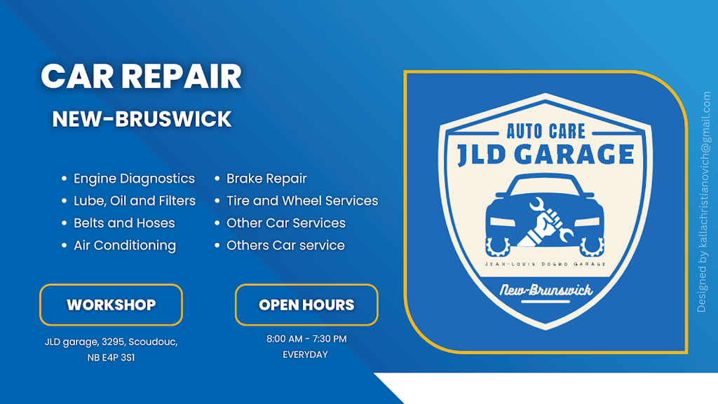 JLD garage | 3295 NB-132, Scoudouc, NB E4P 3S1, Canada | Phone: (506) 838-1651