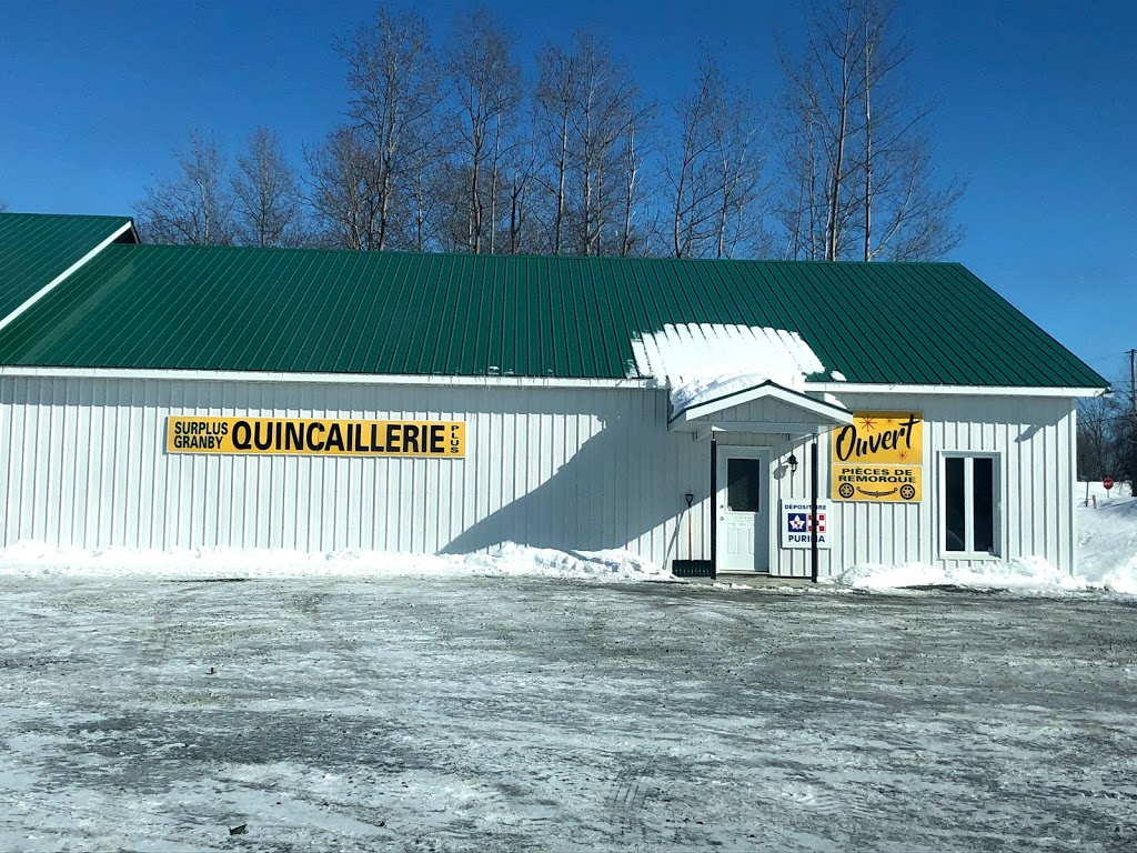 Quincaillerie plus Surplus Granby | 518 Rue de la Camerise, Saint-Joachim-de-Shefford, QC J0E 2G0, Canada | Phone: (579) 439-2088