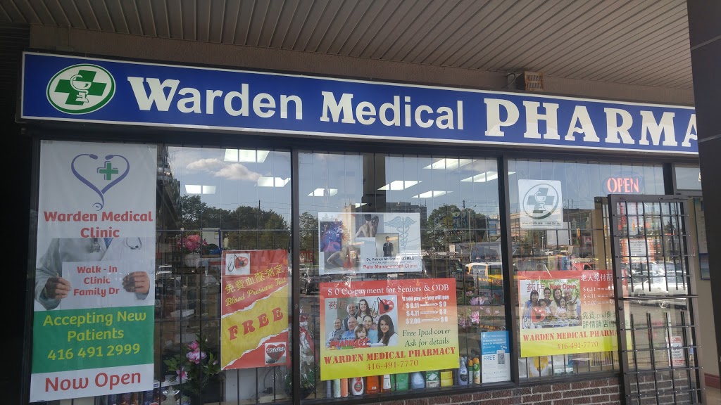 Warden Medical Pharmacy | 3321 Sheppard Ave E, Scarborough, ON M1T 3K2, Canada | Phone: (416) 491-7770