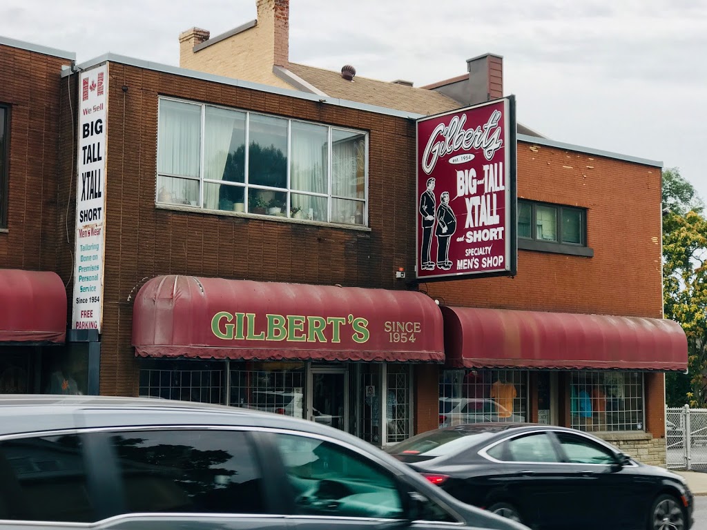 Gilberts Big & Tall Mens Shop | 439 King St W, Hamilton, ON L8P 1B8, Canada | Phone: (905) 528-8238