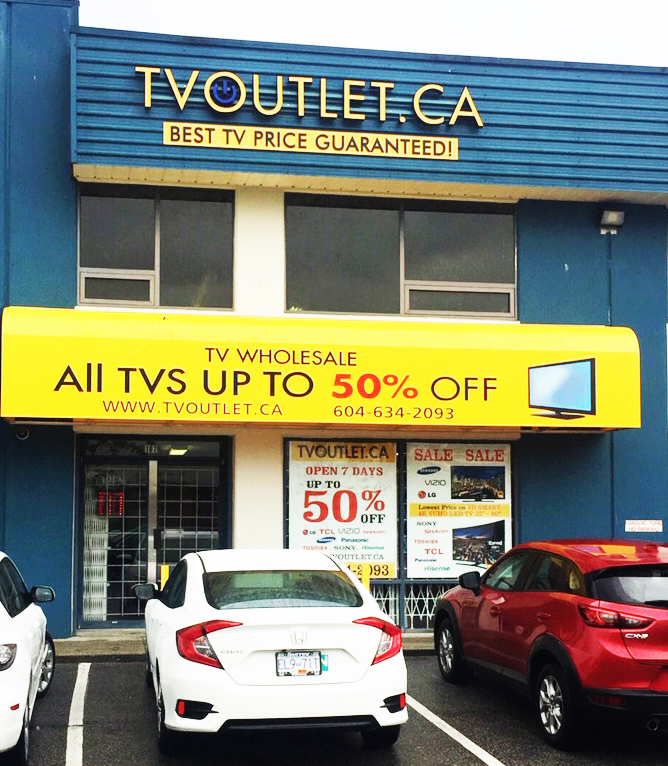 TVOUTLET.CA | 7533 135 St #107, Surrey, BC V3W 0N6, Canada | Phone: (604) 634-2093
