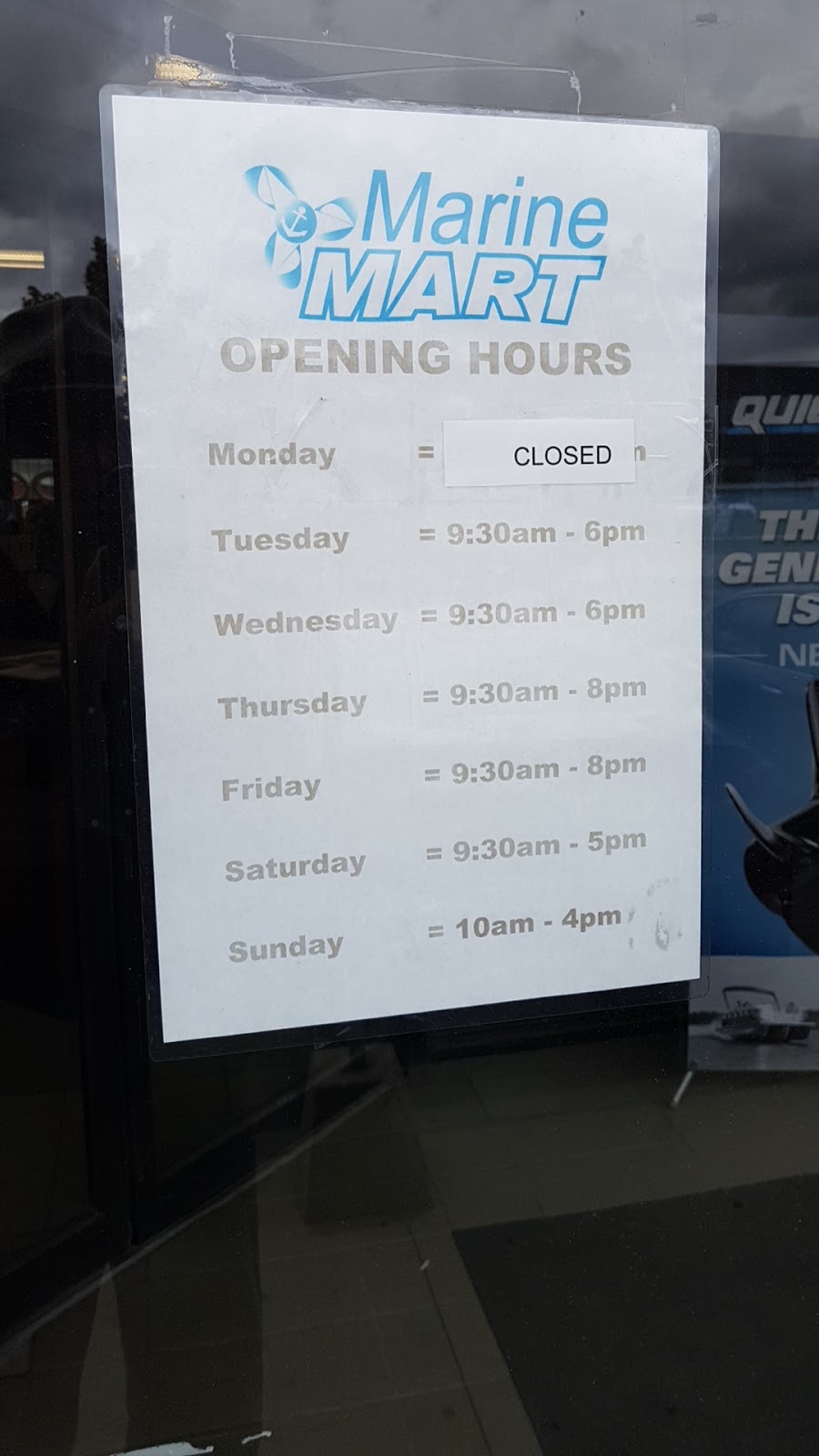 Marine Mart | 1590 Dundas St E, Mississauga, ON L4X 2Z2, Canada | Phone: (905) 232-3040