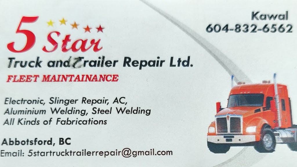 5 star truck trailer repair ltd | Exit 228 Coquihalla Lakes Rd, Coquihalla, BC V2T 3B1, Canada | Phone: (604) 832-6562