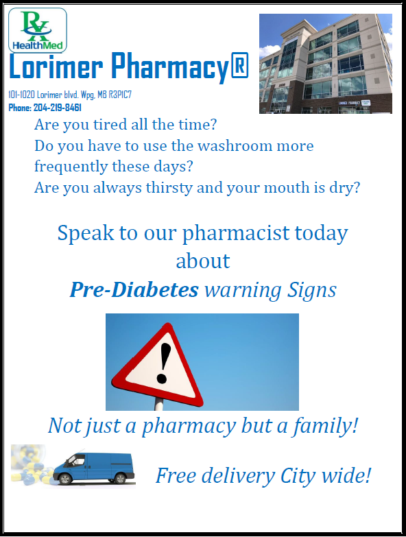 Lorimer Pharmacy | 101 - 1020 Lorimer Pharmacy, Winnipeg, MB R3P 1C7, Canada | Phone: (204) 219-8461