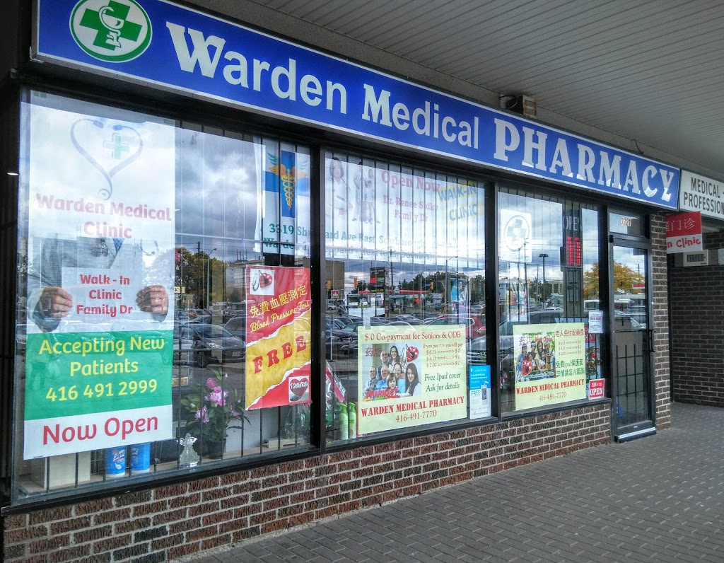 Warden Medical Pharmacy | 3321 Sheppard Ave E, Scarborough, ON M1T 3K2, Canada | Phone: (416) 491-7770