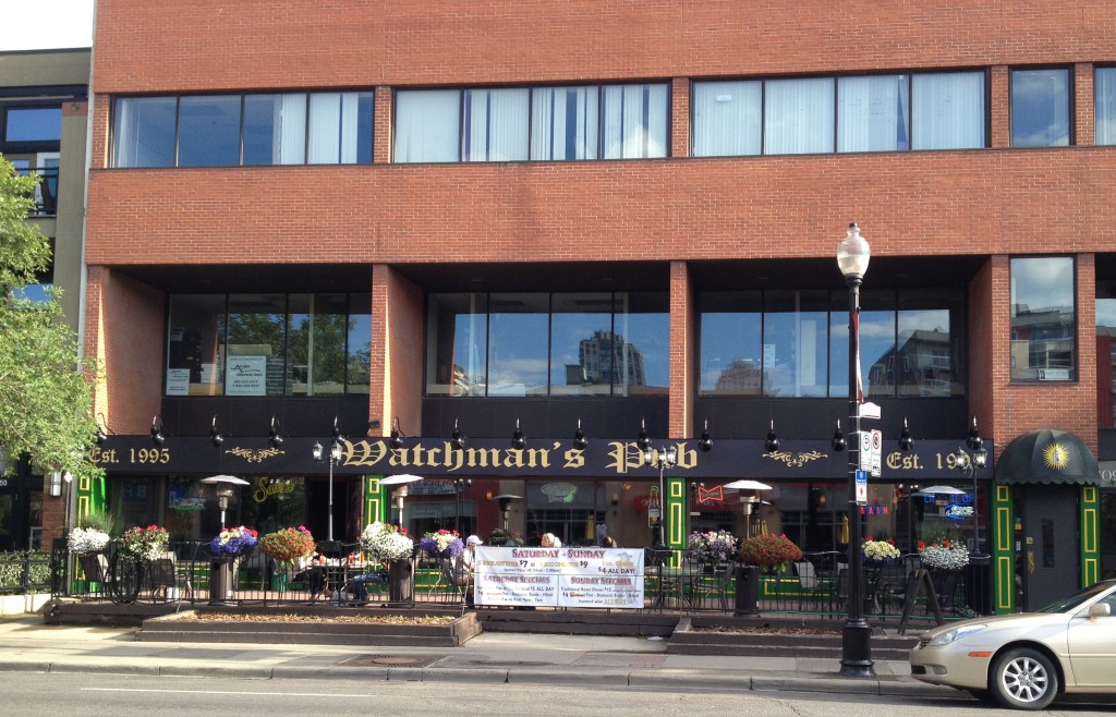 Watchmans Pub& Eatery | 1109 17 Ave SW, Calgary, AB T2T 5R9, Canada | Phone: (403) 245-8888