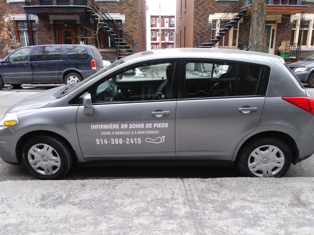 Soins de pieds à domicile, Jany Basque, inf. | 2205 Rue Darling, Montréal, QC H1W 2W9, Canada | Phone: (514) 388-2415
