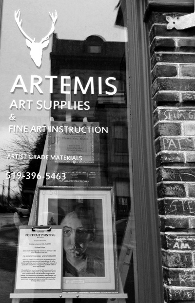 Artemis Art Supplies - Fine Art Instruction - Espresso Bar | 286 Harbour St, Kincardine, ON N2Z 2X9, Canada | Phone: (519) 396-5463