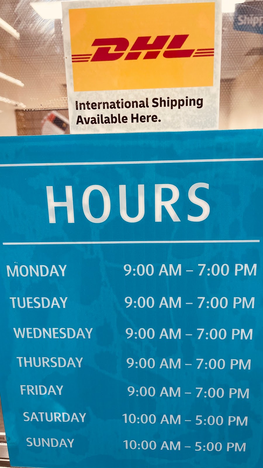 DHL Shipping Centre(Inside Walmart) 7 Days a Week | 234 Hays Blvd, Oakville, ON L6H 6M4, Canada | Phone: (905) 257-9090