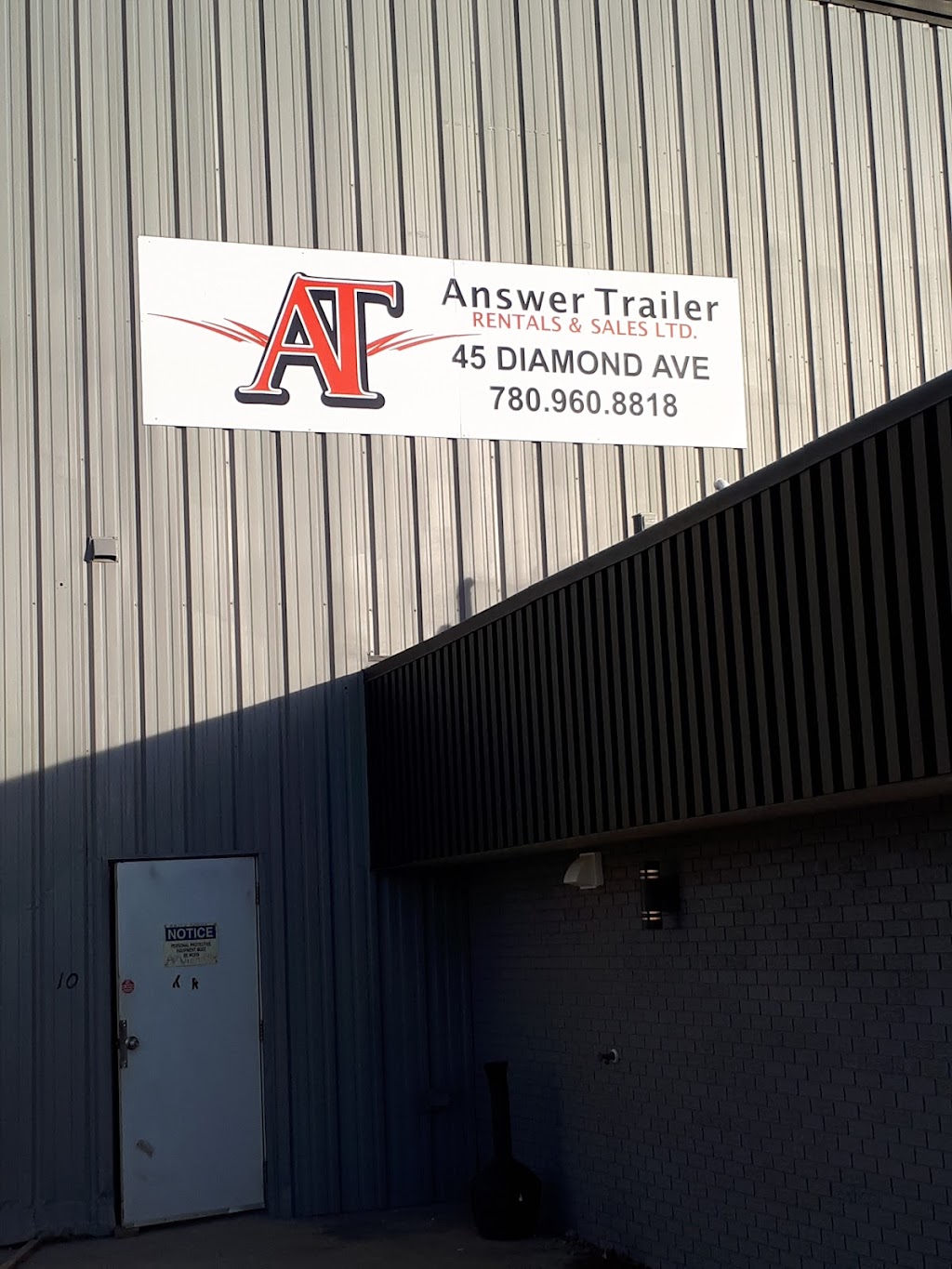 Answer Trailer | 45 Diamond Ave, Spruce Grove, AB T7X 3A9, Canada | Phone: (780) 960-8818