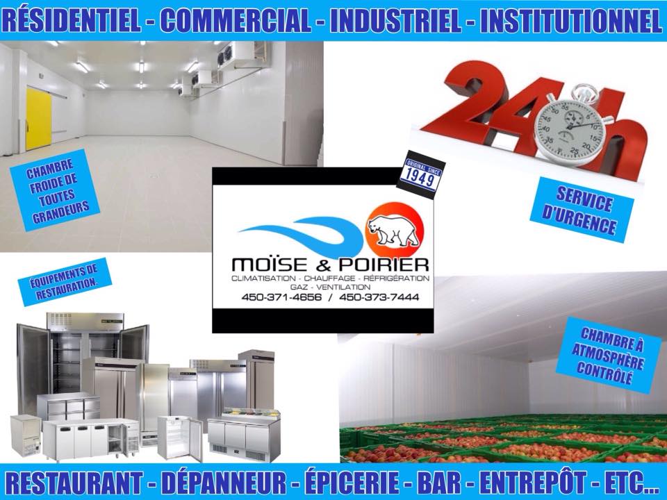 Moïse Climatisation Chauffage | 373 Chemin Larocque #300, Salaberry-de-Valleyfield, QC J6T 4C8, Canada | Phone: (450) 371-4656