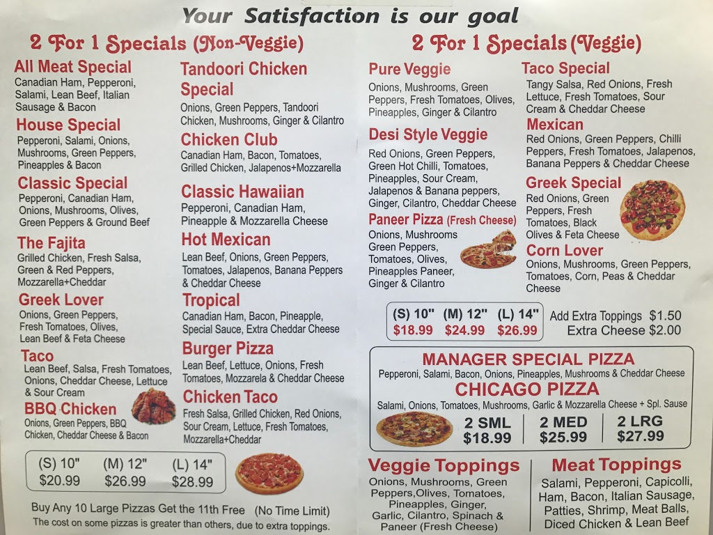 Classic Pizza | 27637 Fraser Hwy #103, Abbotsford, BC V4X 1M3, Canada | Phone: (604) 625-7499