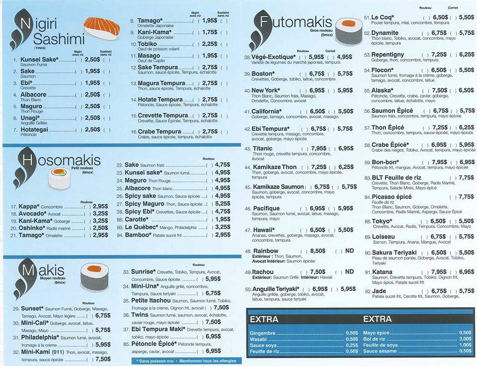 Sushi Itachou | 512 Rue Notre-Dame, Repentigny, QC J6A 2T8, Canada | Phone: (450) 657-9898