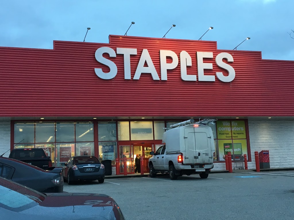 Staples | 20050 Lougheed Hwy, Maple Ridge, BC V2X 0P5, Canada | Phone: (604) 465-3429